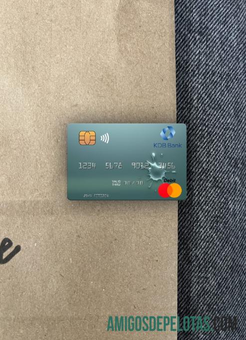 Uzbequistão KDB Bank Mastercard Photolook Front baixar para verificação